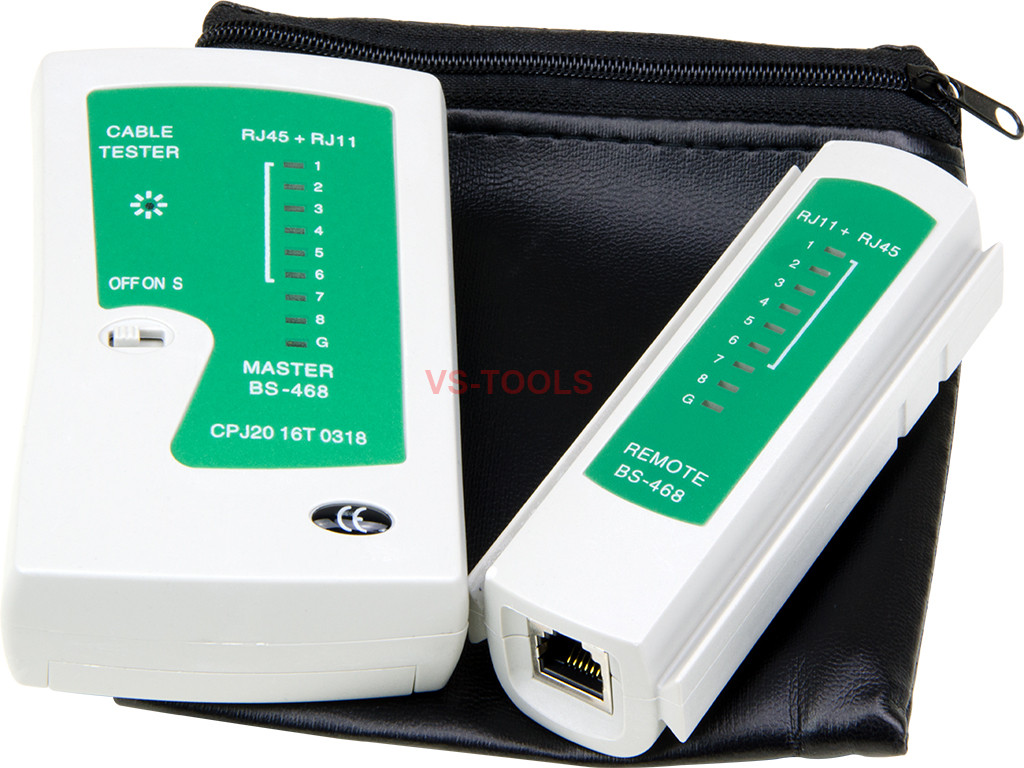 Network Patch Cable Tester Telephone Lan RJ11 RJ12